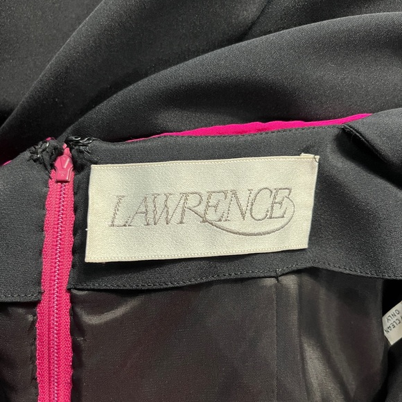 lawrence 100% silk vintage 80s prom dress size 8 - Picture 5 of 8